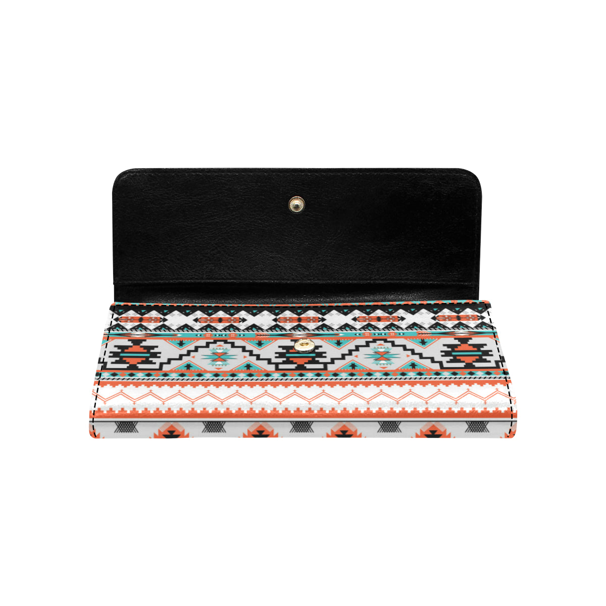 Tribal Aztec Indians pattern Women's Trifold Wallet