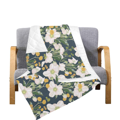 Anemone Pattern Print Design AM04 Premium Quilt