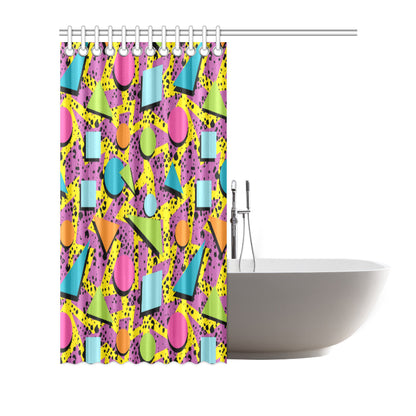 80s Pattern Print Design 1 Shower Curtain