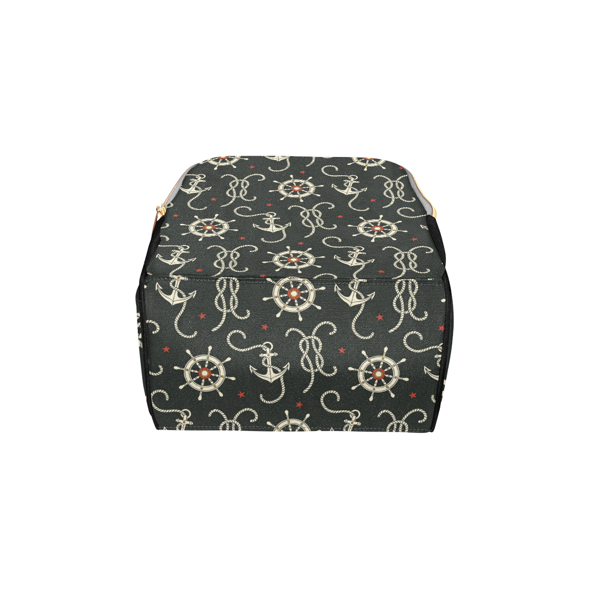 Nautical Anchor Pattern Diaper Bag Backpack