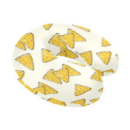 Nachos Pattern Print Design A01 U-Shaped Travel Neck Pillow