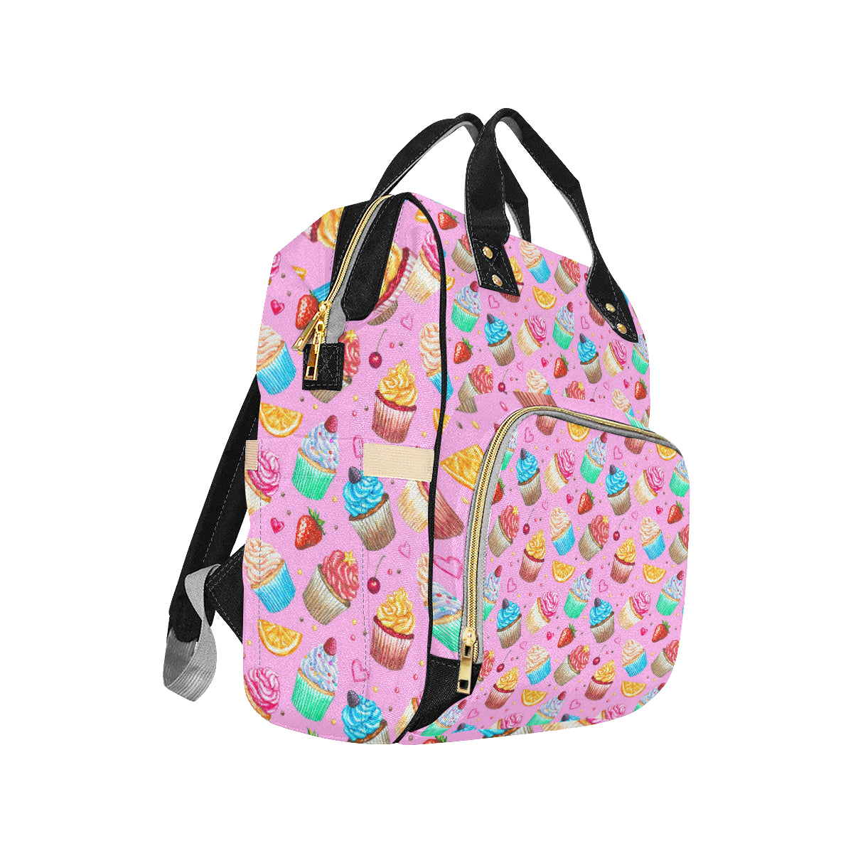 Cupcake Pattern Print Design CP05 Diaper Bag Backpack
