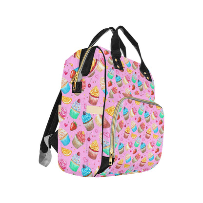 Cupcake Pattern Print Design CP05 Diaper Bag Backpack