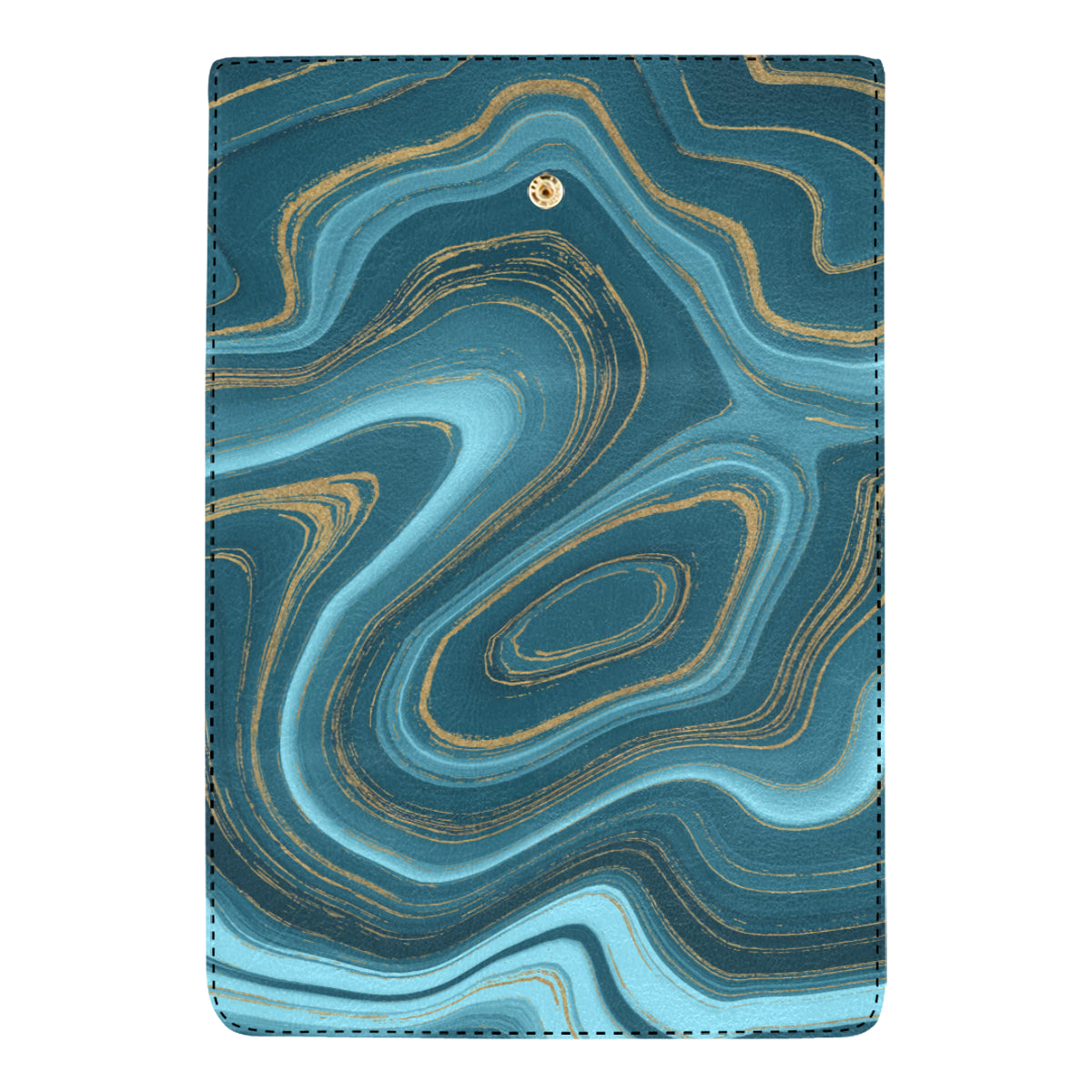 Liquid Pattern Print Design 04 Women's Trifold Wallet