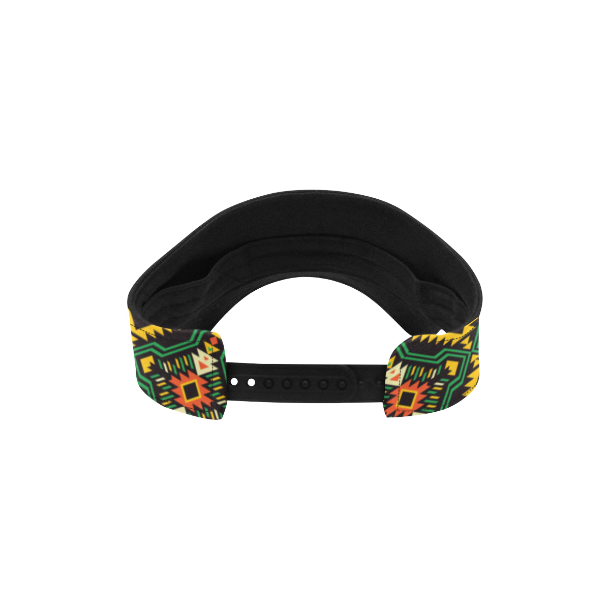 Kente Green Design African Print Unisex Sun Visor