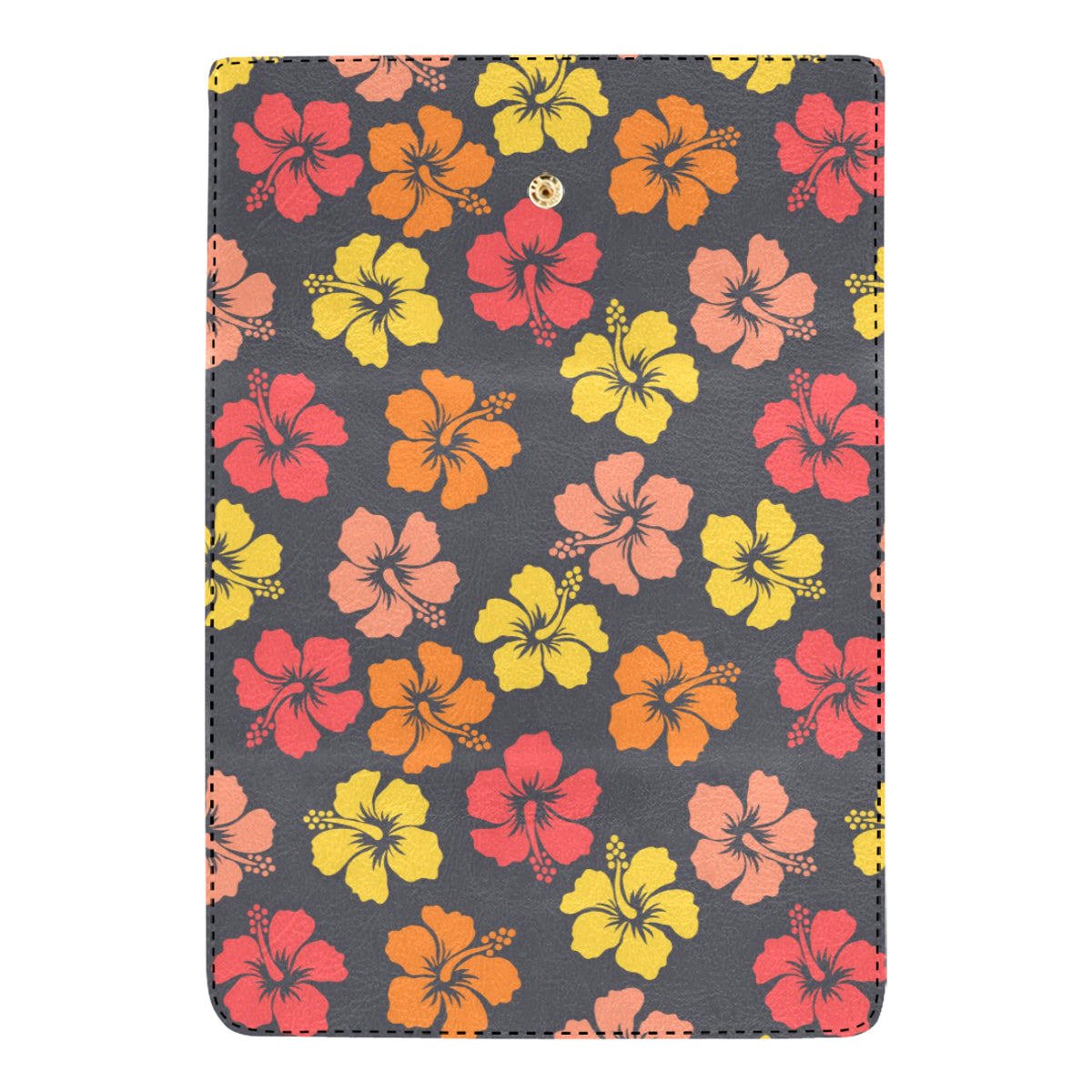 Hibiscus Pattern Print Design HB024 Women's Trifold Wallet