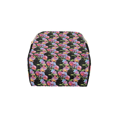Peony Pattern Print Design PE012 Diaper Bag Backpack