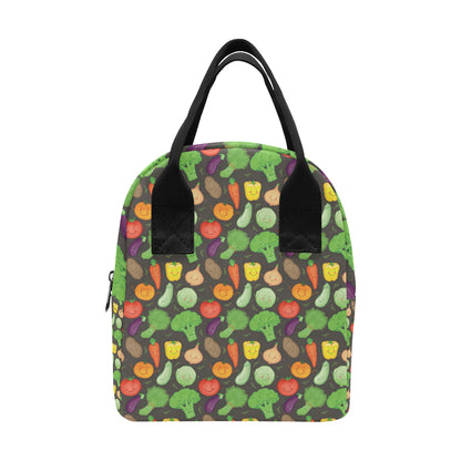 Vegan Funny Themed Design Print Insulated Lunch Bag