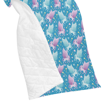 Pegasus Pattern Print Design 04 Premium Quilt