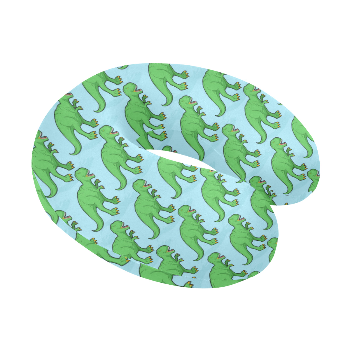 T Rex Pattern Print Design A01 U-Shaped Travel Neck Pillow