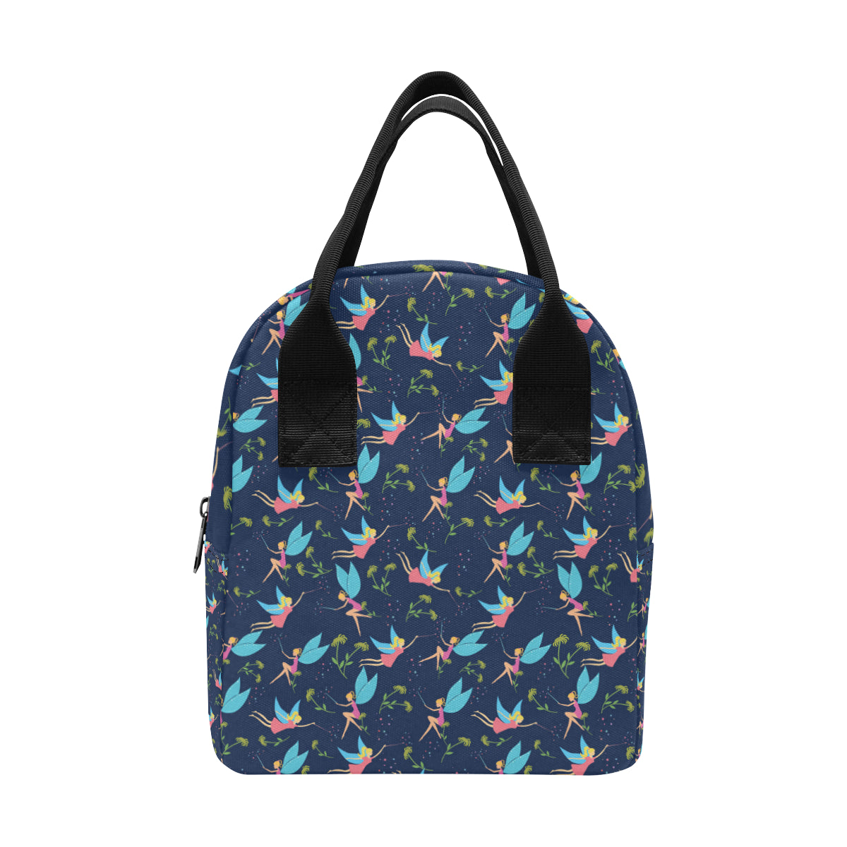 Fairy with flower Print Pattern Insulated Lunch Bag