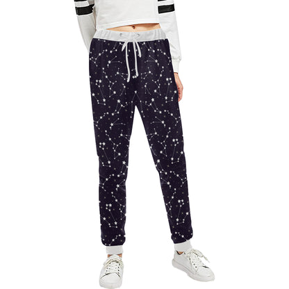 Zodiac Star Pattern Design Print Unisex Sweatpants