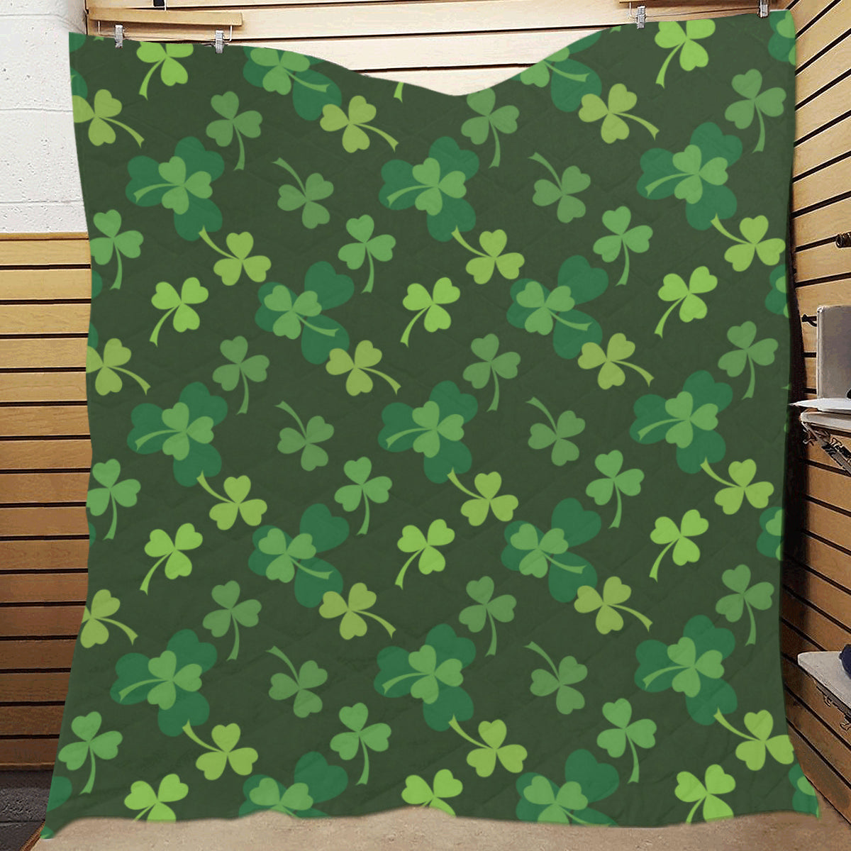 Irish Pattern Print Design 03 Premium Quilt