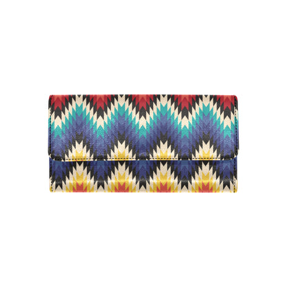 Tribal Aztec Women's Trifold Wallet