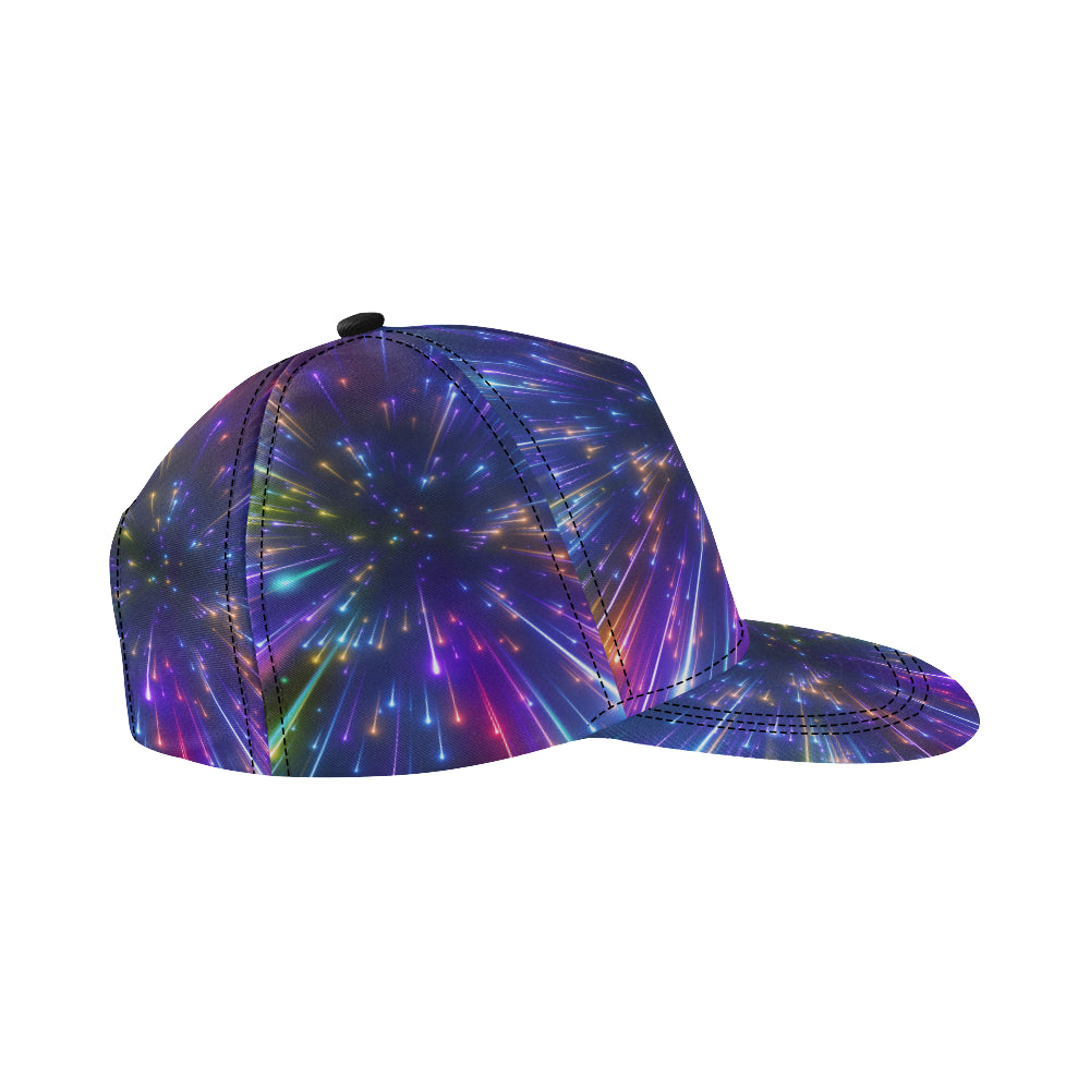 Celestial Rainbow Speed Light Snapback Cap
