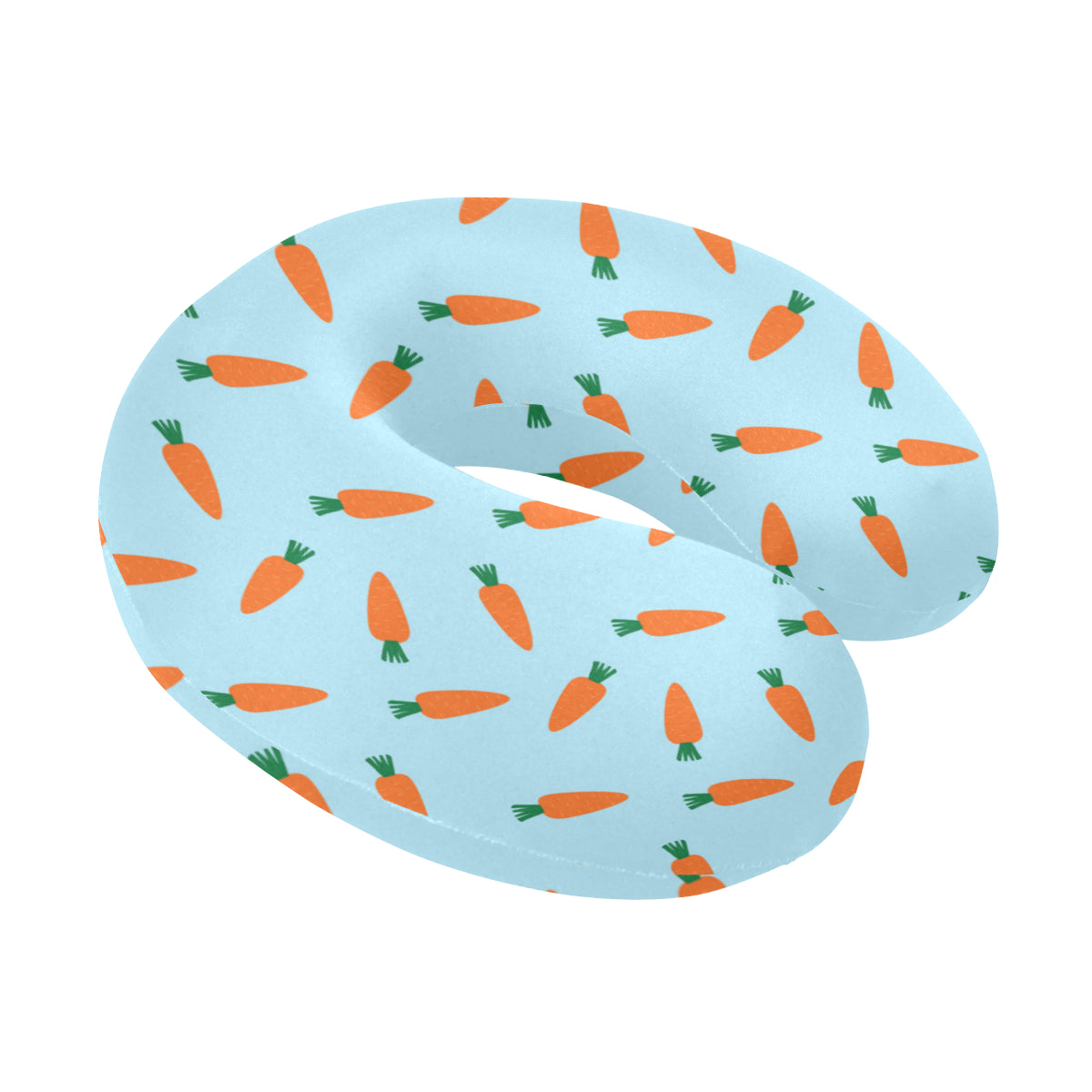 Carrot Pattern Print Design 03 U-Shaped Travel Neck Pillow