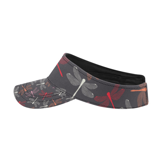 Dragonfly Pattern Print Design 01 Unisex Sun Visor