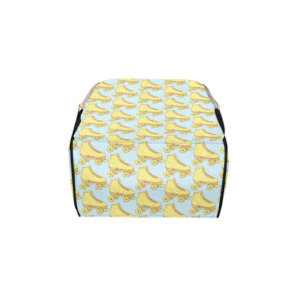 Roller skate Pattern Print Design A03 Diaper Bag Backpack