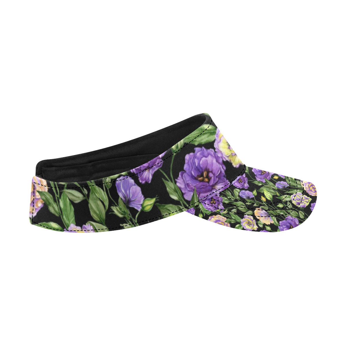 Lisianthus Pattern Print Design LT02 Unisex Sun Visor