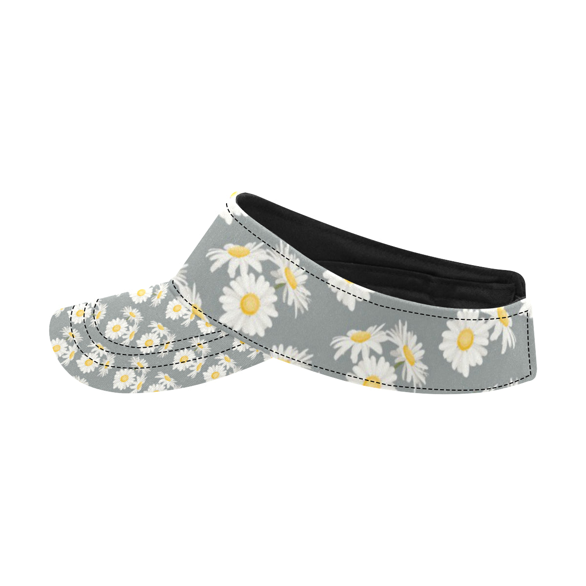 Daisy Pattern Print Design DS09 Unisex Sun Visor