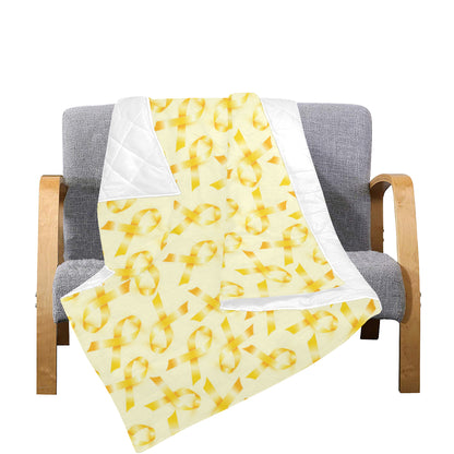 Bone cancer Pattern Print Design 01 Premium Quilt