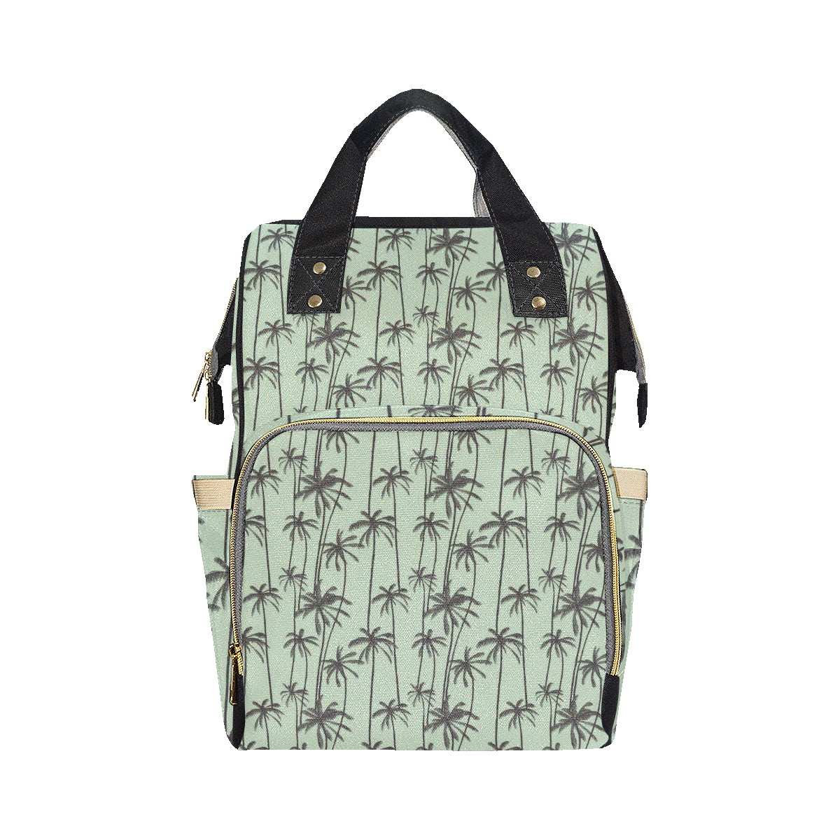 Palm Tree Pattern Print Design A04 Diaper Bag Backpack
