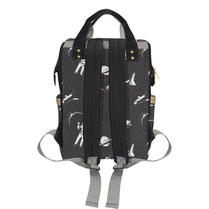 Space Pattern Diaper Bag Backpack