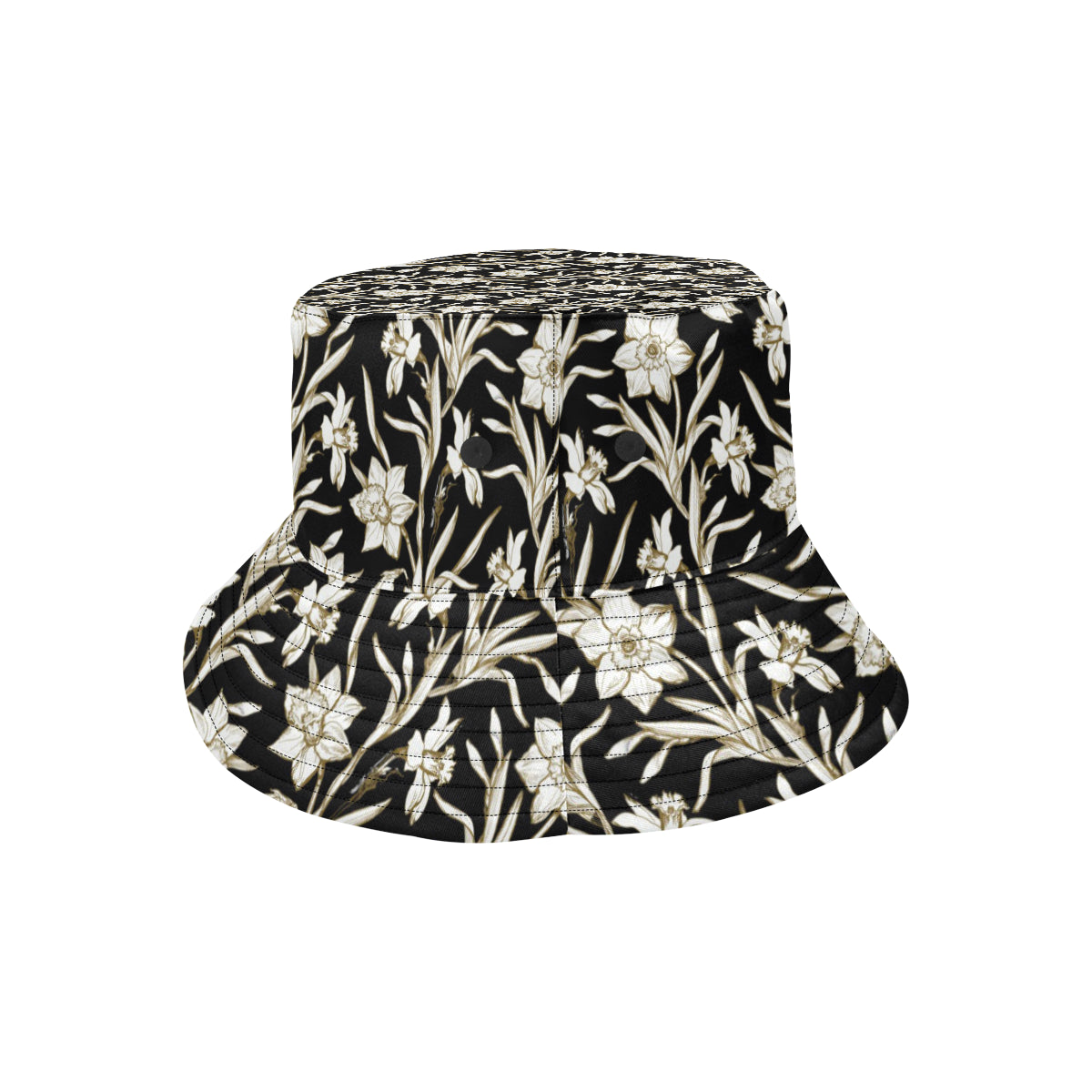 Daffodils Pattern Print Design DF06 Unisex Bucket Hat