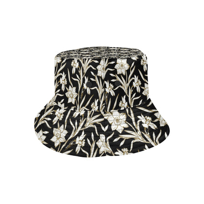 Daffodils Pattern Print Design DF06 Unisex Bucket Hat