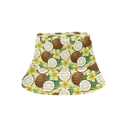 Coconut Pattern Print Design CN02 Unisex Bucket Hat