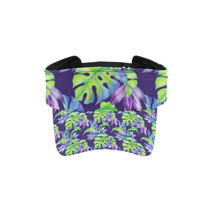 Tropical Flower Pattern Print Design TF019 Unisex Sun Visor