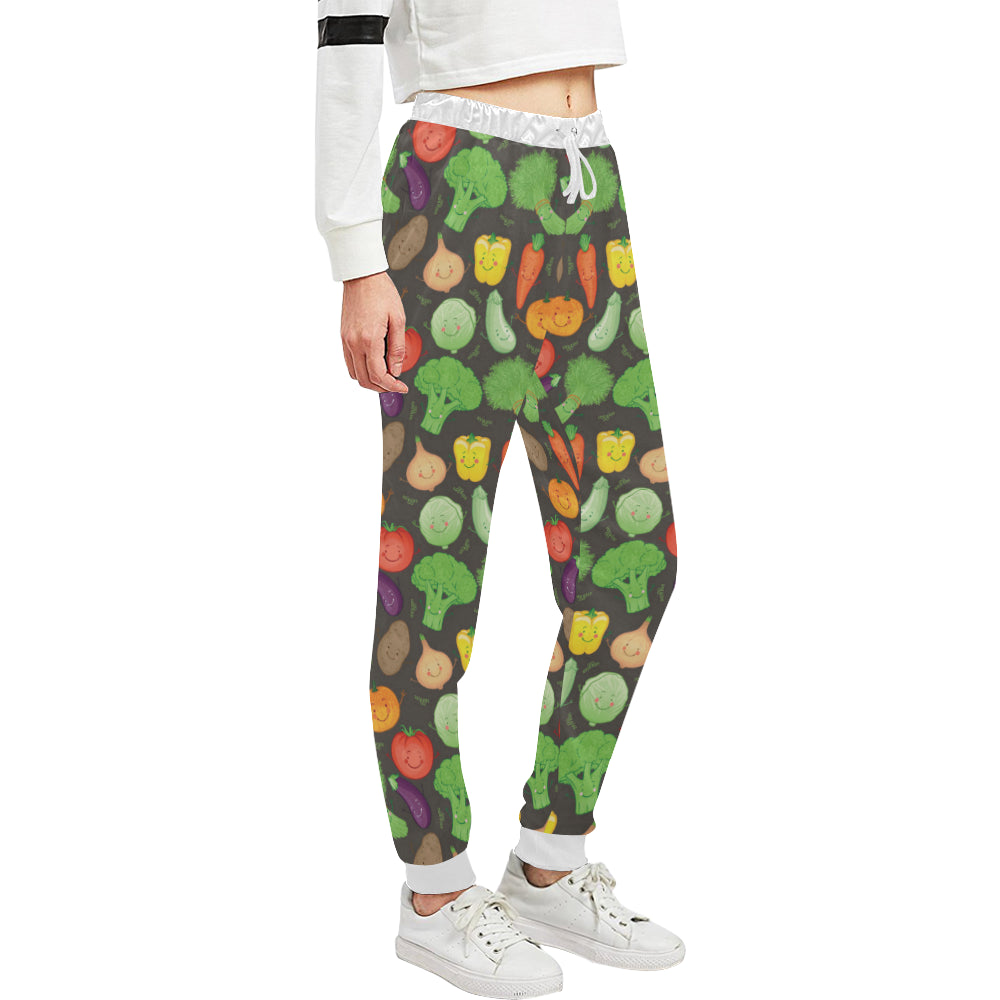 Vegan Funny Themed Design Print Unisex Sweatpants
