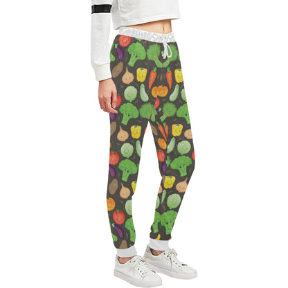 Vegan Funny Themed Design Print Unisex Sweatpants