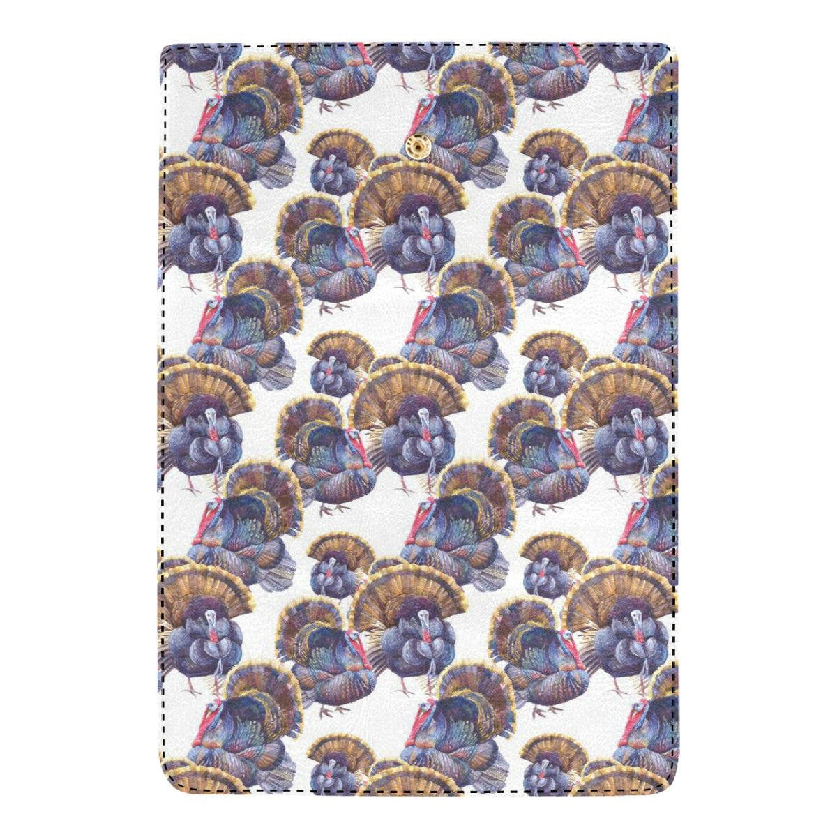 Turkey Pattern Print Design 01 Women's Trifold Wallet