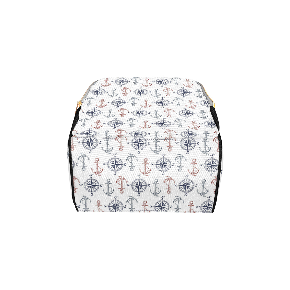 Anchor Pattern Print Design 06 Diaper Bag Backpack