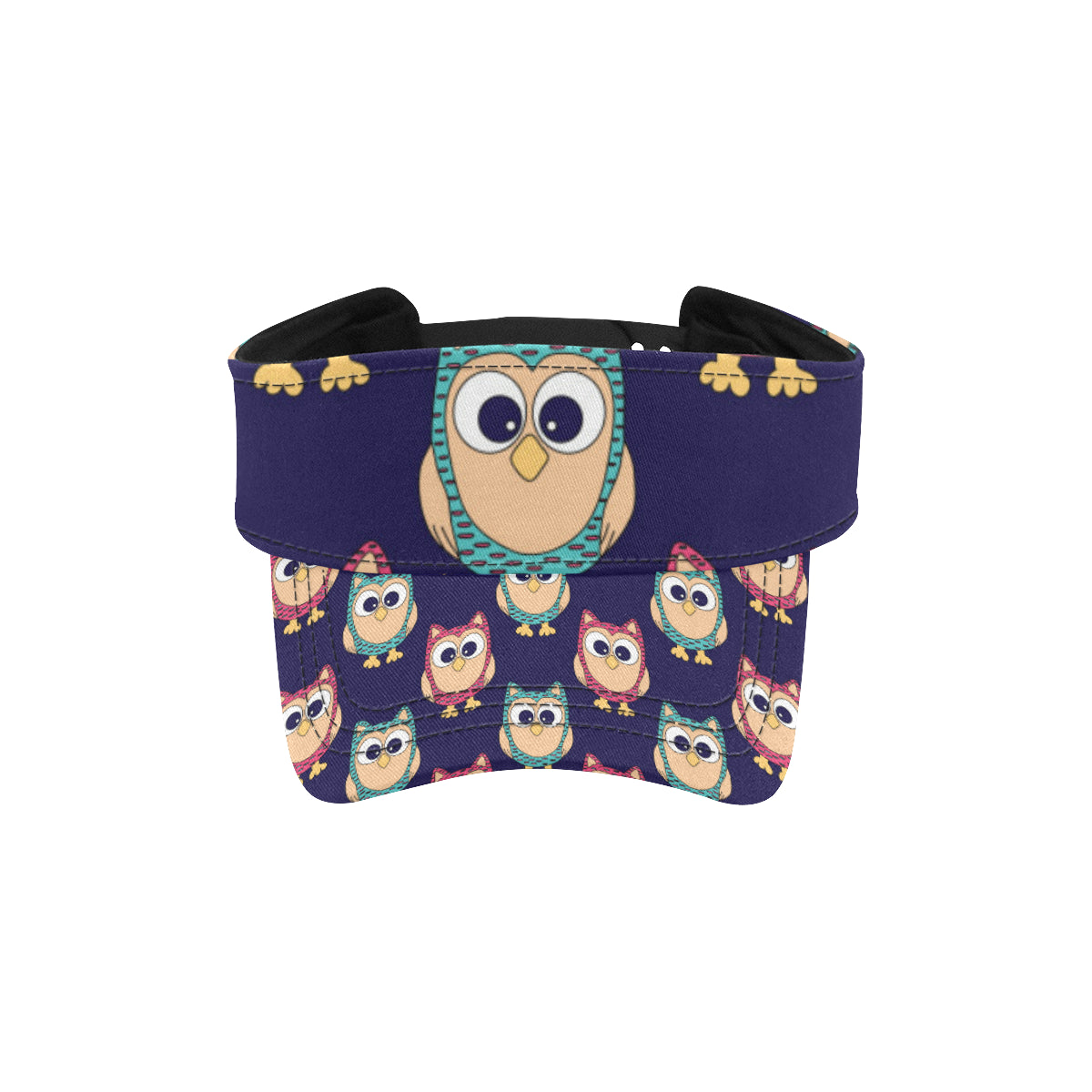 Owl Pattern Print Design A06 Unisex Sun Visor