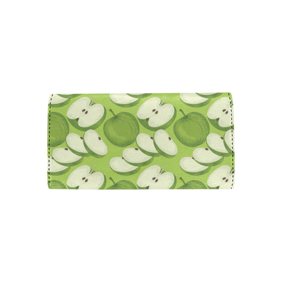 Apple Pattern Print Design AP010 Women's Trifold Wallet