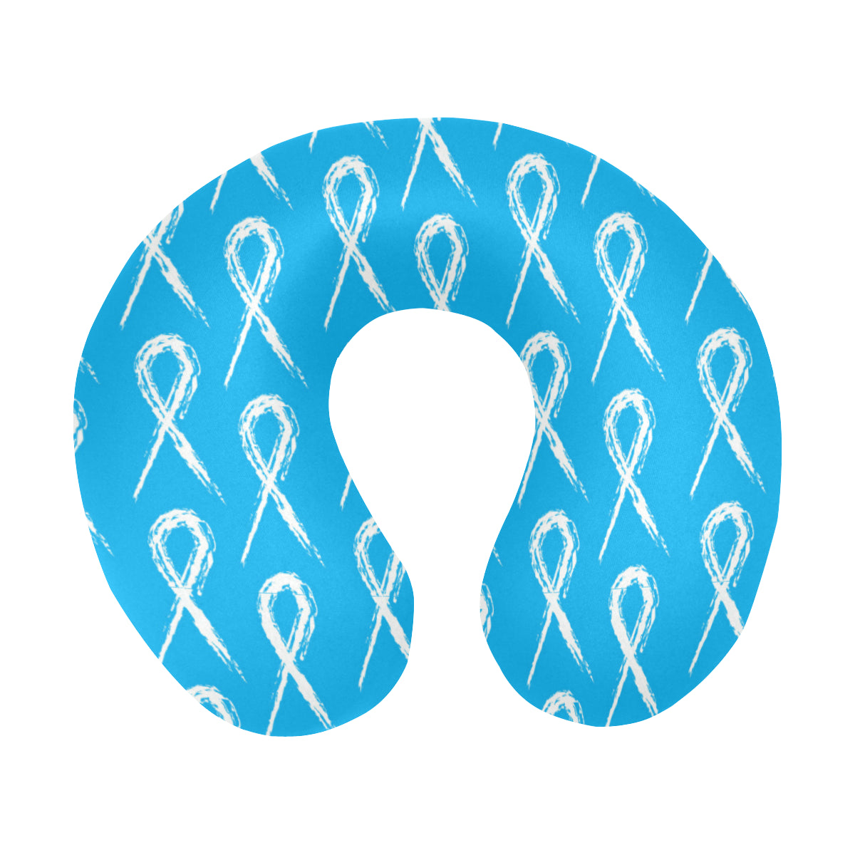 Prostate cancer Pattern Print Design A03 U-Shaped Travel Neck Pillow