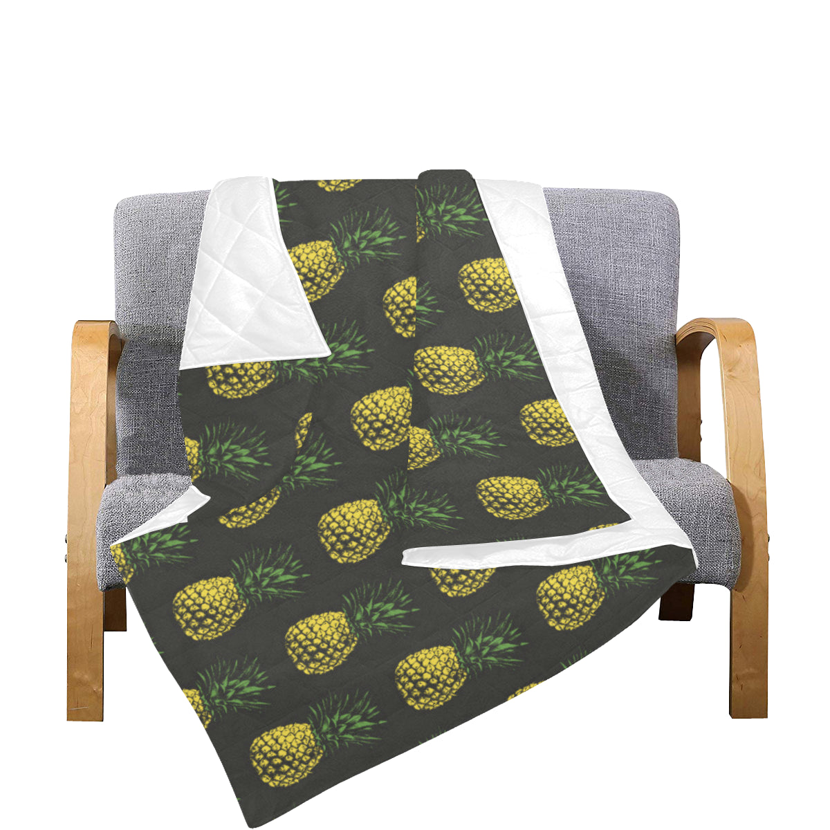 Gold Pineapple Premium Quilt
