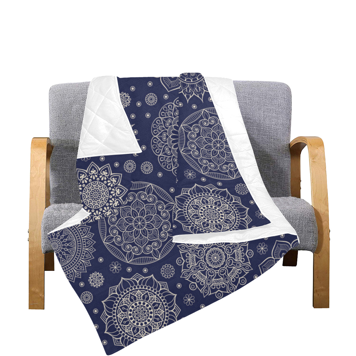 Mandala Pattern Print Design 02 Premium Quilt