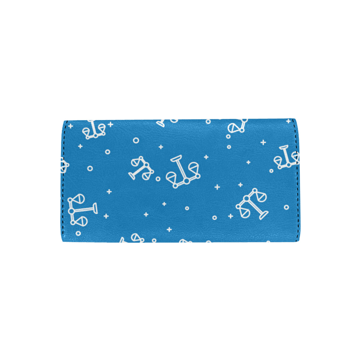 Libra Pattern Print Design 05 Women's Trifold Wallet
