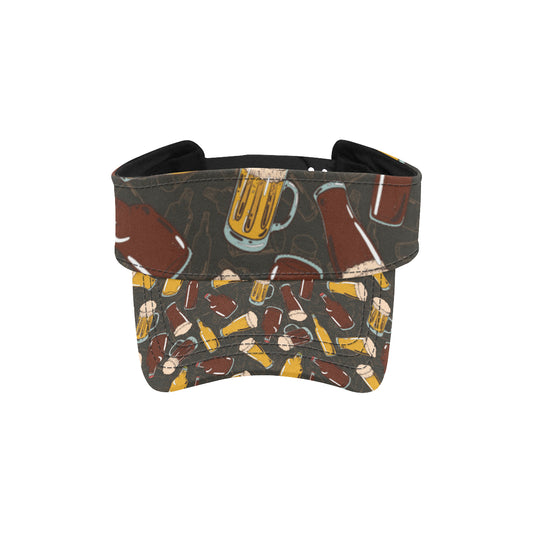 Beer Pattern Print Design 03 Unisex Sun Visor