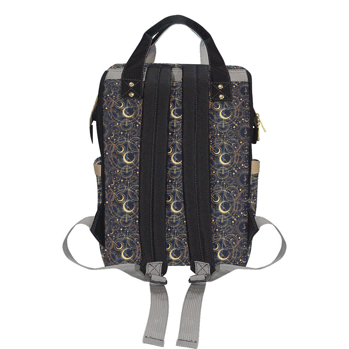 Celestial Pattern Print Design 04 Diaper Bag Backpack