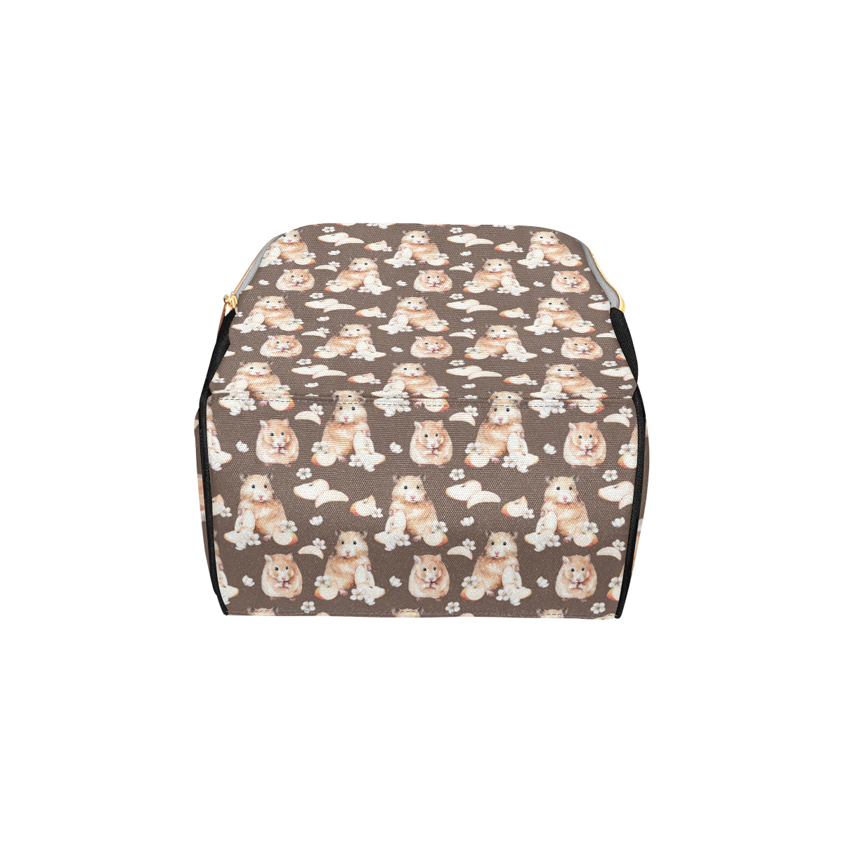 Hamster Pattern Print Design 03 Diaper Bag Backpack