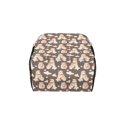 Hamster Pattern Print Design 03 Diaper Bag Backpack