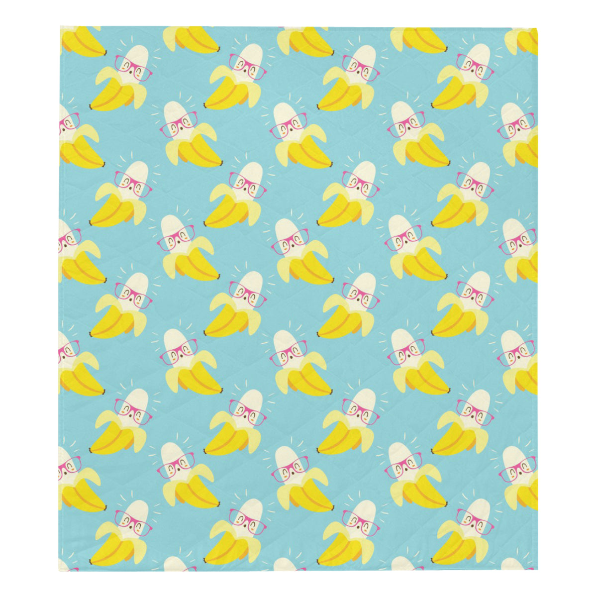Banana Pattern Print Design BA07 Premium Quilt