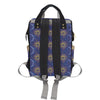 Celestial Moon Sun Pattern Print Design 01 Diaper Bag Backpack