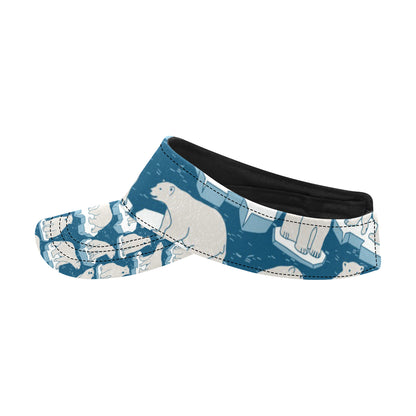 Polar Bear Pattern Print Design PB03 Unisex Sun Visor