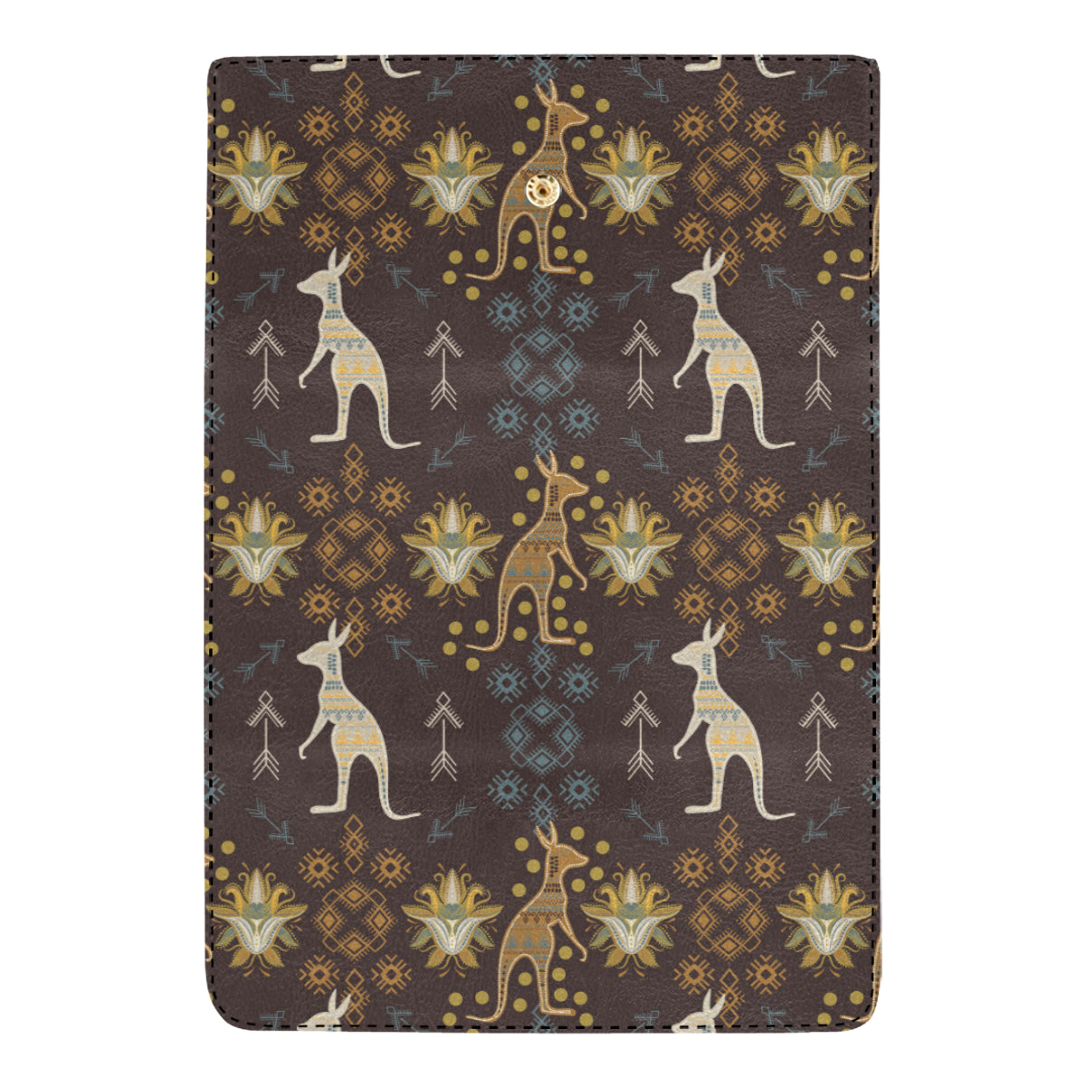 Kangaroos Pattern Print Design 03 Women's Trifold Wallet