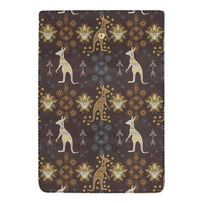 Kangaroos Pattern Print Design 03 Women's Trifold Wallet